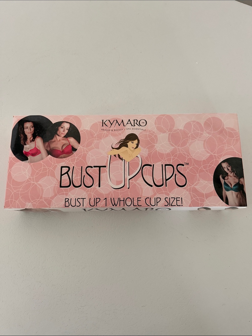 Kymaro Bust Up Cups Adhesive Push-Up Bra Cups — Clear